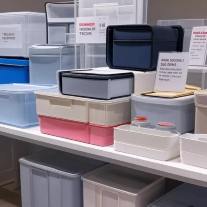 Kiemelt háztartási akciós termékek letisztult elrendezésben